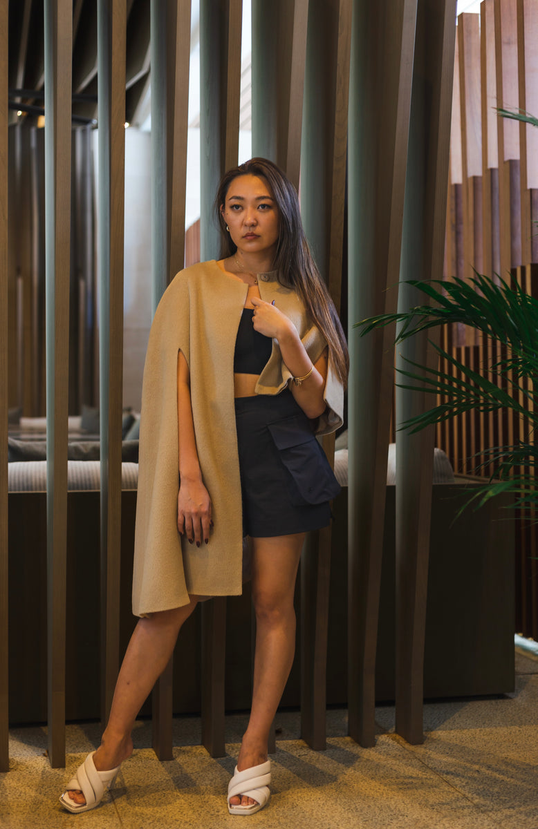 Elizabeth High-Low Cape – Cleo and Mathilde